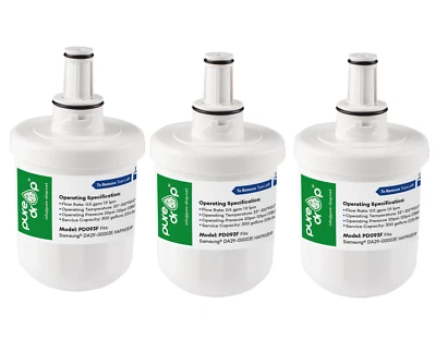 3 PureDrop Fridge Water Filter for Samsung DA29-00003F HAFIN1/EXP Aqua-Pure Plus - Image 1 of 4