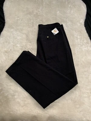 New Cabelas Casuals Womens Black Wrinkle Free Teflon Chino Straight Pants Sz 18R - Image 1 of 4