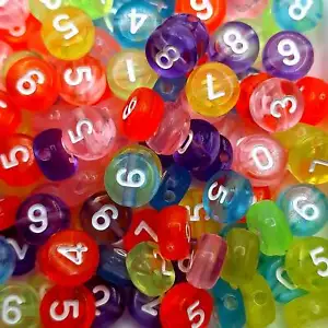 Cuentas con letras, números, emoticonos para hacer pulseras y joyas - Imagen 1 de 3