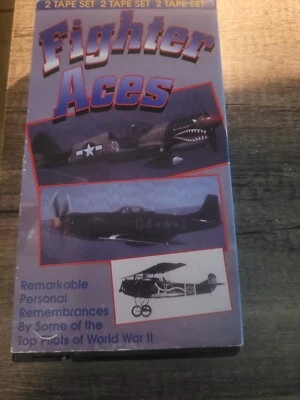 FIGHTER ACES 2 VHS VIDEOS Rare  - Image 1 of 2
