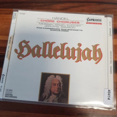 MARCUS CREED : Händel - Chöre / Chorusses    > VG+ (CD) - Bild 1 von 3