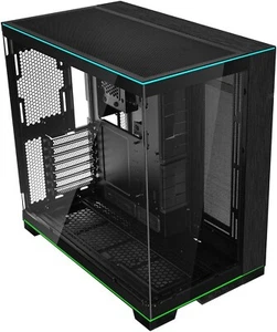 LIAN LI Dynamic EVO RGB Black AluminumTempered Glass ATX Mid Towe - O11DERGBX - Picture 1 of 1