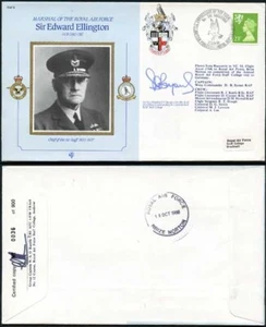 CDM4b MRAF Sir Edward Ellington firmado por AVM D.T. Bryant - Imagen 1 de 1