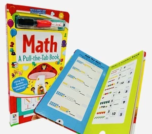 Children's Math activity Book A Pull-the-Tab Math Book New - Picture 1 of 2