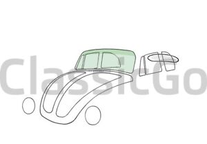 0307 VW Käfer 1303 Dichtung Frontscheibe Cal-Look Windschutzscheibe Fenster 