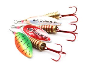 Profi Blinker Prolex Long weitwurf Spinner Laser-Effektlack/Folie Hecht Eglie