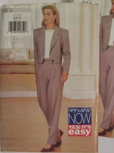 OOP BUTTERICK 3737 Misses Jacket Top & Pants PATTERN 6-8-10/12-14-16/18-20-22 UC - Picture 1 of 3