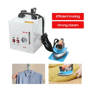 Elektrisches Bügeleisen Industrie Dampfkessel Vorhang Hängebügeleisen mit 5L Wassertank - Bild 1 von 12