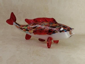 Glasfigur Fisch 35 cm Murano Glas Italy Glaskunst - Bild 1 von 14