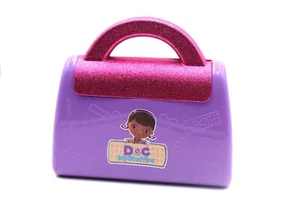 Disney Doc McStuffins Doctor Bag Set Kit Sparkle Medical Purple Pretend Play Toy - Picture 1 of 16