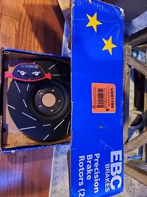 EBC front Slotted Rotors And EBC Redstuff Pads (Jaguar XF 5.0)  - Image 1 of 4