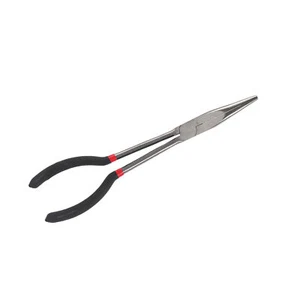 11in Long Nose Pointed Pliers Steel Needle Nose Pliers with NonSlip Handle - Picture 1 of 12