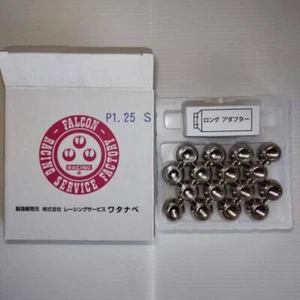RS Watanabe wheel nut M12-P1.25 silver 16 pieces 19HEX Total length 30 New F/S - Picture 1 of 6