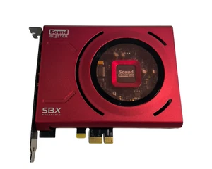 Creative Sound Blaster Sound Card - SBX PRO Studio - PCIe - SB1500 (Red) - Afbeelding 1 van 2