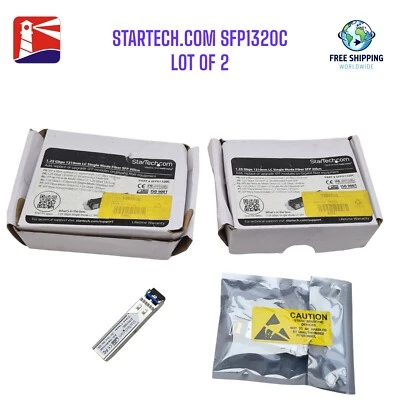 Lot of 2 SFP1320C 1000 BASE-LX SFP Transceiver– 20km - Image 1 of 4