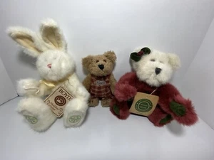 ✅Boyds Lot Of 3 ✅Nibbley Sweetreats Bunny ✅Head Bean Collection✅Heirloom✅2 Bears - Picture 1 of 17