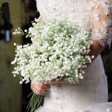 20pcs Artificial Fake Silk Gypsophila Baby's Breath Flower Wedding Bouquet Decor