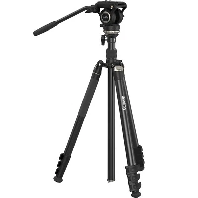 SmallRig 75'' Video Tripod CT210 Maxload.15kg/33lb for Manfrotto QR Plate 4475 - Image 1 of 4