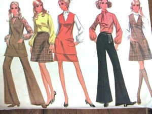 Tunic Top Outfit Sewing Pattern Flared Pants 60s McCalls 2050 Womens Size 12 - Picture 1 of 6