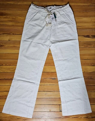 Pantalón Roxy Oceanside para mujer 34x31 XL blanco roto Foto 1 de 4