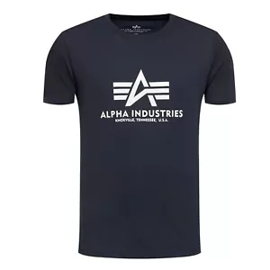 ALPHA INDUSTRIES Basic T-Shirt In Iron Grey - Size M (100501-466) - Picture 1 of 4