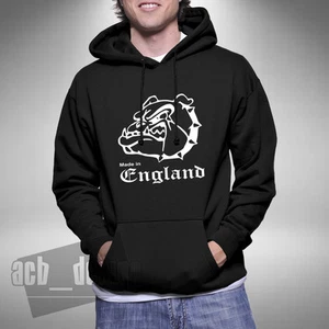 MADE IN ENGLAND Hoodie Various Colours and Sizes Hooded Goldan Long Sleeve - Picture 1 of 3