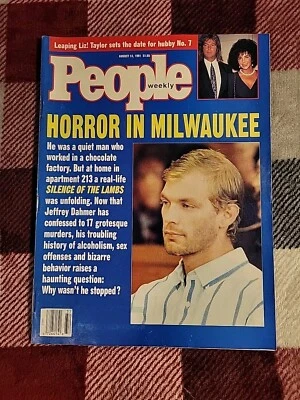 People Magazine August 12 1991 Jeffrey Dahmer Horror in Milwaukee ~Serial Killer - Image 1 of 4