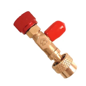 1PCS 5/16" SAE Car Air Condition Refrigerant Safety Valve R32 R410A liquid Valve - Picture 1 of 9
