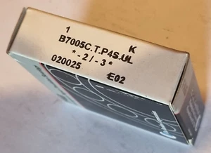 FAG Super Precision Spindellager B7005C.T.P4S.UL E02 25x47x12mm - Bild 1 von 3