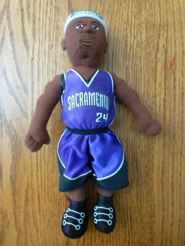 10" Bobby Jackson 2003 SUBWAY Sacramento Kings NBA Bean Bag Plush Doll Cover
