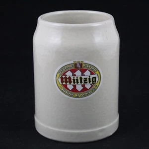 Jarra Ceramica CERVEZA Mützig Biere ALSACIA Francia  0,5Litros   c.1980 VINTAGE - Imagen 1 de 5