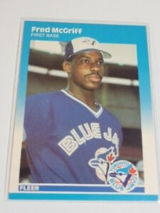 FRED McGRIFF 1987 Fleer Update #U75.  BLUE JAYS