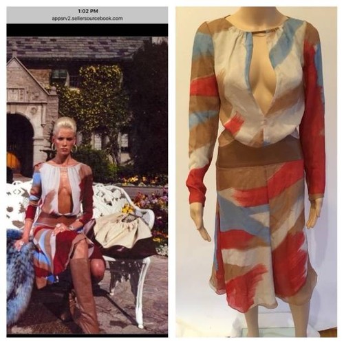 GIANNI VERSACE ABITO SEXY VINTAGE PASSERELLA TUFFO TG IT 40