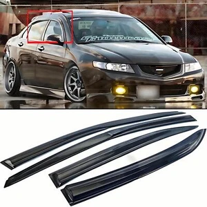 OEM Genuine Acura TSX 2004-2008 Window Visor Sun Rain Guard Wind Vent Deflector - Picture 1 of 10