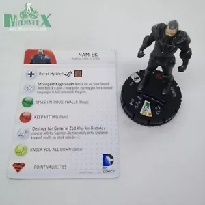 Heroclix Hombre de Acero Conjunto de Película Nam-Ek #010 Gravity Feed Figura con Tarjeta! - Imagen 1 de 1