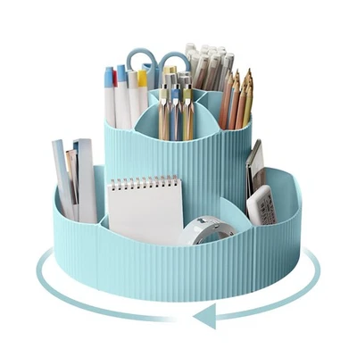 Drehbarer Stiftehalter, Schreibtisch organizer 11 Fächer, Verbesserte große K... - Bild 1 von 4