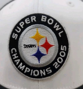 Pittsburgh Steelers 2005 Super Bowl Champions Flex Fit Reebok Hat Cap NFL - Picture 1 of 11