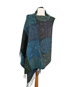 Calzeat of Scotland Celtic Knot Skye Jacquard Wool Wrap - Bild 1 von 2