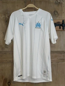 Puma Olympique Marseille 2019-2020 Home Shirt 120th Anniversary - Size Large - Picture 1 of 7