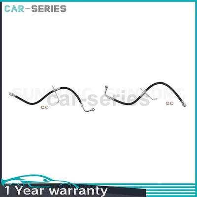 Par de mangueras de línea de freno delantero Sunsong para Kia Optima 2011 2012 2013 2014 2015 2016 Foto 1 de 4