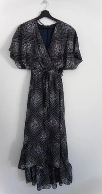 Robe longue femme évasé à motifs Zinka paris T.U neuve - Photo 1/4