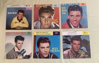 Ricky Nelson Vinyl Record Collection Set Foto 1 de 4
