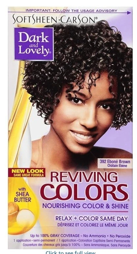 SoftSheen Carson colores oscuros y encantadores reviviendo 392 marrón ébano Foto 1 de 1