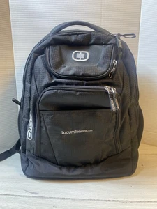 OGIO Excelsior Black Backpack  Logo Laptop Work School Bag - Picture 1 of 11