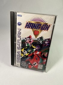 SEGA Saturn Hang-On GP Game CIB Complete In Box Good Condition WORKING Free ship