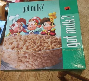 NEW IN BOX 550pc Puzzle "Got Milk" 24" x 18 1/8" NIB By Ceaco Rice Krispie ELVES - Picture 1 of 3