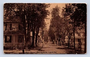 Pine Street LAUREL Delaware ~ antike Postkarte Sussex County 1911 - Bild 1 von 2