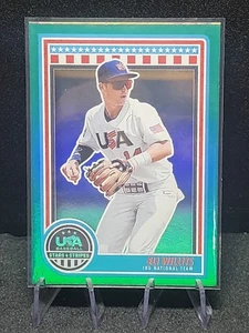 2025 Panini Stars and Stripes- Eli Willits #54 Stripes (RC) Green Foil - Picture 1 of 2