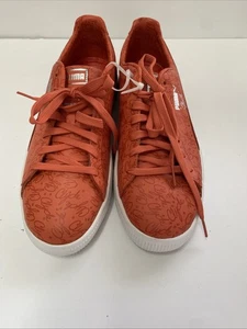 PUMA Clyde Script Orange-p Pumpkin-white - Picture 1 of 6