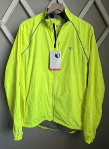 NWT! Pearl Izumi Men's XL Elite Barrier Convertible Jacket/Vest Cycling - Yellow - Picture 1 of 11